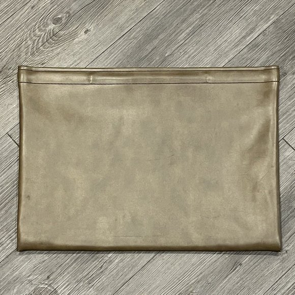 Lockheed Martin California Company Large Leather Folder Metal Closure Vintage - Picture 1 of 16